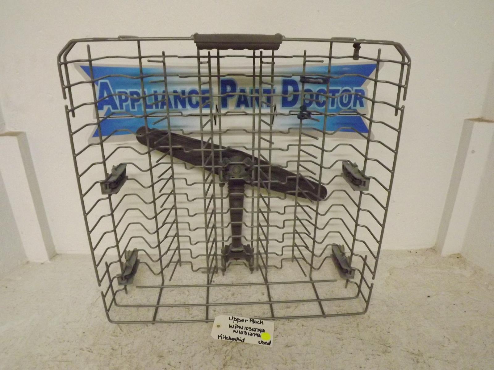 KitchenAid Dishwasher WPW10312792 W10312792 Upper Rack Used KitchenAid Dishwasher WPW10312792 W10312792 Upper Rack Used